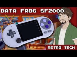 SF2000 Handheld Emulation Console (For SNES, Genesis, NES and more) By Data Frog - Retro Game Tech