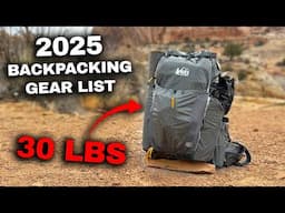 There's a Secret, NEVER BEFORE SEEN Gear Item in this Backpacking Gear Load Out!