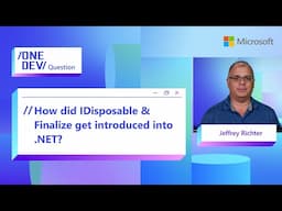 How did IDisposable and Finalize get introduced into .NET?