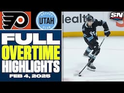 Philadelphia Flyers at Utah Hockey Club | FULL Overtime Highlights - February 4, 2025