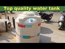 Sintex pure+ Water tank review & details