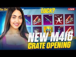 😘 Trophy Reveal, 50000 UC M416 Crate Opening, and BGMI with Kaash 😘