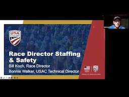 Staffing and Course Safety - Event Organizer Webinar Series