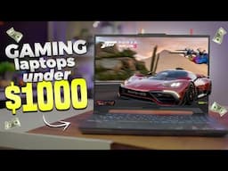 Best GAMING Laptops Under $1000 in 2024!!