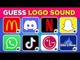 Guess The Logo Sound 🔥🔊 McDonald's, Tiktok, Netflix, Pepsi | Logo Quiz 2025