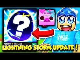 I HATCHED SO MANY HUGE PETS IN THE *NEW* PETS GO LIGHTNING STORM UPDATE!!