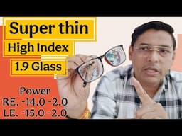 Glass Expert Shares THINNEST 1.9 Index Secret