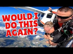 My first time SKYDIVING:  Reaction & Review