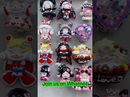 New #skullpanda #dolls on tonight’s live stream #beadhaul #dollcollecting #beadmaking #beads #diy