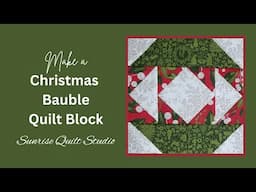 Make a Christmas Bauble Block