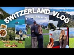 SWITZERLAND TRAVEL VLOG: Lauterbrunnen, Wengen, Luzern, Mt. Pilatus, & More! (+ GETTING ENGAGED)