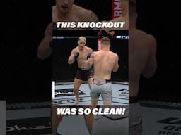 This Knockout Was SO CLEAN!! #ufc #mma #shorts