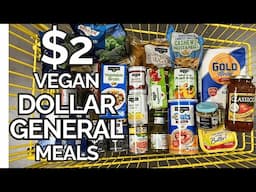 3 Cheap Vegan Meals from the DOLLAR GENERAL