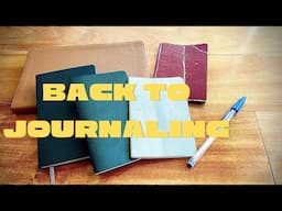 How I Got Back Into Journaling