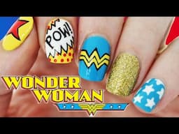 Wonder Woman Nail Art - Perfect for the Movie Premiere! ★ Nailed It NZ