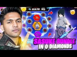 Finally I Got Sasuke Rare Bundle In 0 Diamonds 💎 Garena Free Fire