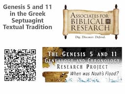 Genesis 5 and 11 in the Greek Septuagint Textual Tradition