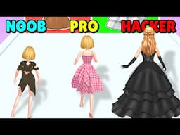 NOOB  vs PRO vs HACKER in Build A Doll!