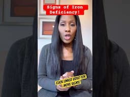 DANGEROUS SIGNS OF IRON DEFICIENCY! 🩸 #shortsvideo #shortsfeed #shorts