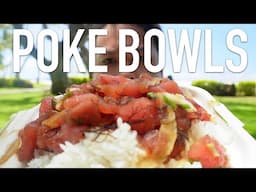 Trying Poke bowls in Hawaii