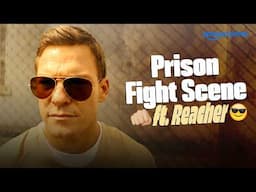 Fight Breaks In THE PRISON 😎 ft. Alan Ritchson | Reacher In Hindi | Fight Scene | Prime Video India