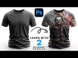 Easily Create Realistic Black T-Shirt Mockups in Photoshop | Photoshop Mockup Tutorial