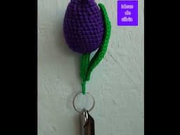 Tulipan con diferente punto. #crochet #tulipan #tejido #punto