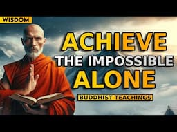 BE ALONE TO ACHIEVE YOUR GOALS: 10 Powerful Buddhist Principles | Buddhist Teaching | Buddhism