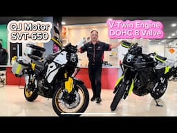 [[ V-Twin Engine]] QJ M-Motor SVT-650 #qjmotor#svt650#touringbike#facebook#mforce#youtube