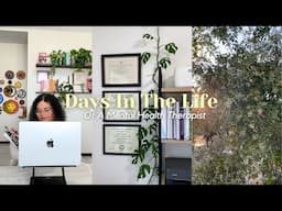 Days In The Life Of A Mental Health Therapist | building your referral list, self-care, updates