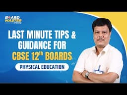 Last Minute Tips & Guidance for Physical Edu. | Score 90%+ in 12th | Board Master Stroke by ALLEN