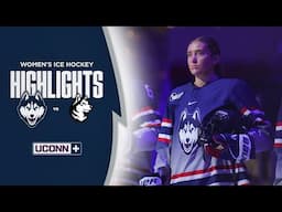 HIGHLIGHTS | UConn Women's Ice Hockey vs. Northeastern