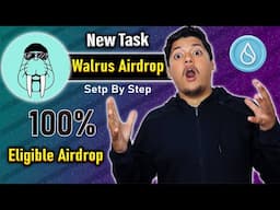 100% Testnet Airdrop - Walrus New TaskTestnet Backed By SUI 🤑| Walrus Testnet Step By Step 2024 🚀