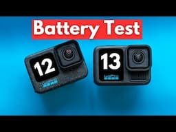 GoPro 13 vs GoPro 12 Battery Test - Which is better ?