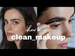 how to get the ✨clean✨ makeup look | 2022 trends ft. soap brows