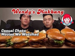 WENDYS MUKBANG | Brain Teasers and Optical Illusions + What Did We Watch?