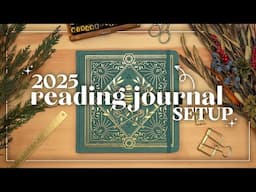 New 2025 Reading Journal Setup ✨