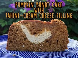 Pumpkin and Tahini Bundt Cake Recipe