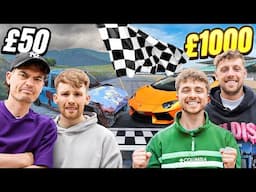 £50 vs £1000 Race Across The Country