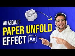 SECRET REVEALED: How Ali Abdaal Creates Paper Unfold Animations! - After Effects Tutorial 2024