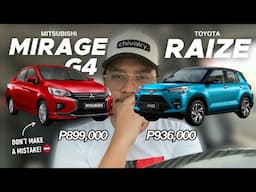 Mitsubishi Mirage G4 vs. Toyota Raize | DON’T CHOOSE WRONG! ❌