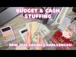 ✨ 2025 Budget & Cash Stuffing Week 1 |  New Savings Challenges + New Wallet Setup! 💸✨