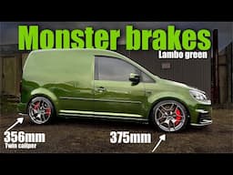 Lamborghini verdant green Vw caddy massive brakes (insane)