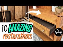 JAW DROPPING before & after furniture makeovers- BEST OF 2024