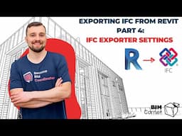 Exporting IFC from Revit  - IFC Exporter settings (BBC training sample lesson)