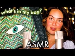 ASMR ✨ What’s in my everyday bag? relaxing soft spoken haul, soothing rummaging sounds with Anna