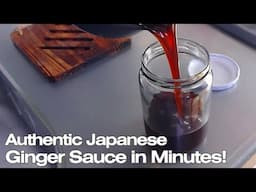 How to Make Japanese Ginger Sauce | Easy & Flavorful Recipe