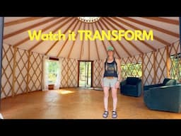 I spent 2 MONTHS making this yurt PERFECT