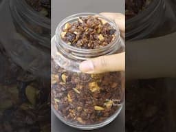 Chocolate Millet Granola - Healthy Millet Snacks #shorts #vegan