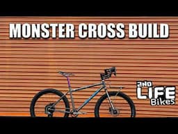 MonsterCross Build - Retro DropBar MTB - Wheeltop Wireless Electronic Groupset REDSHIFT